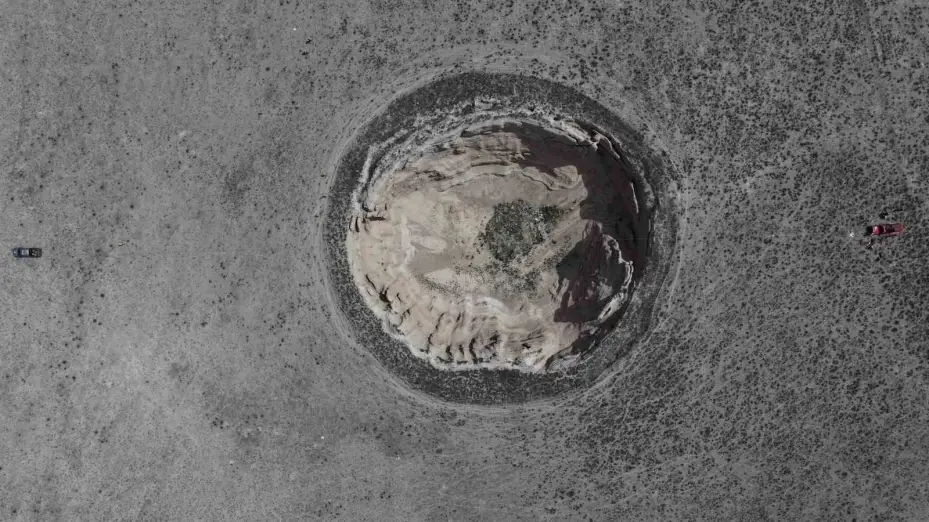Konya İtfaiyesinin 30 metrelik obruktaki kurtarma tatbikatı nefes kesti