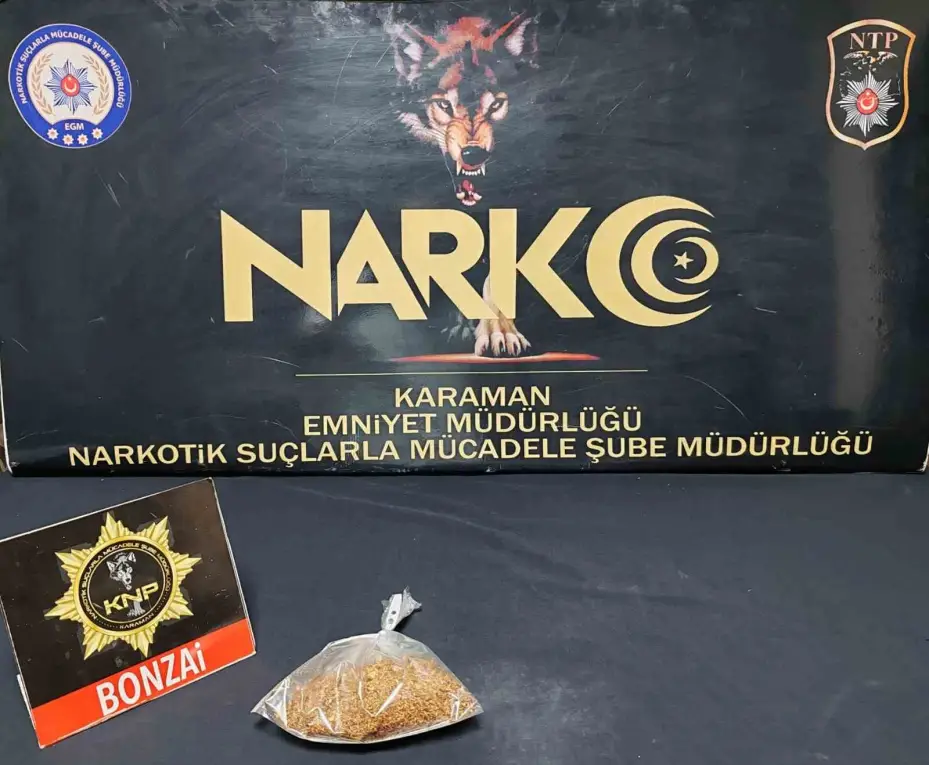 Karaman’da 6 bin 74 adet uyuşturucu hap ele geçirildi