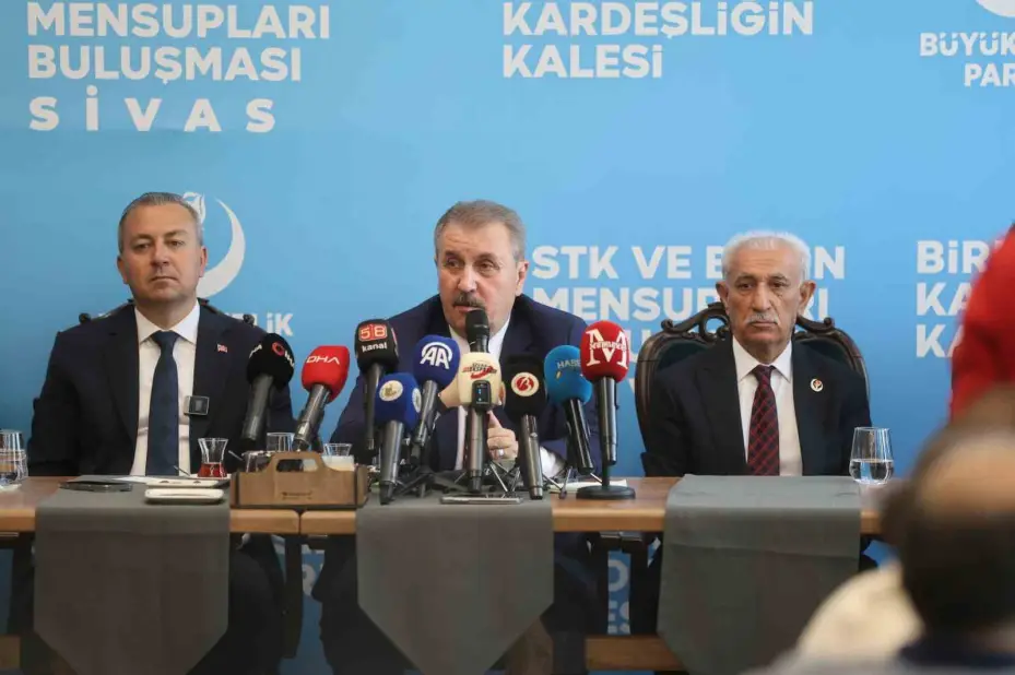 BBP Genel Başkanı Destici: "İsrail; haydut devlet, terörist devlet mantığı ile hareket etmektedir"