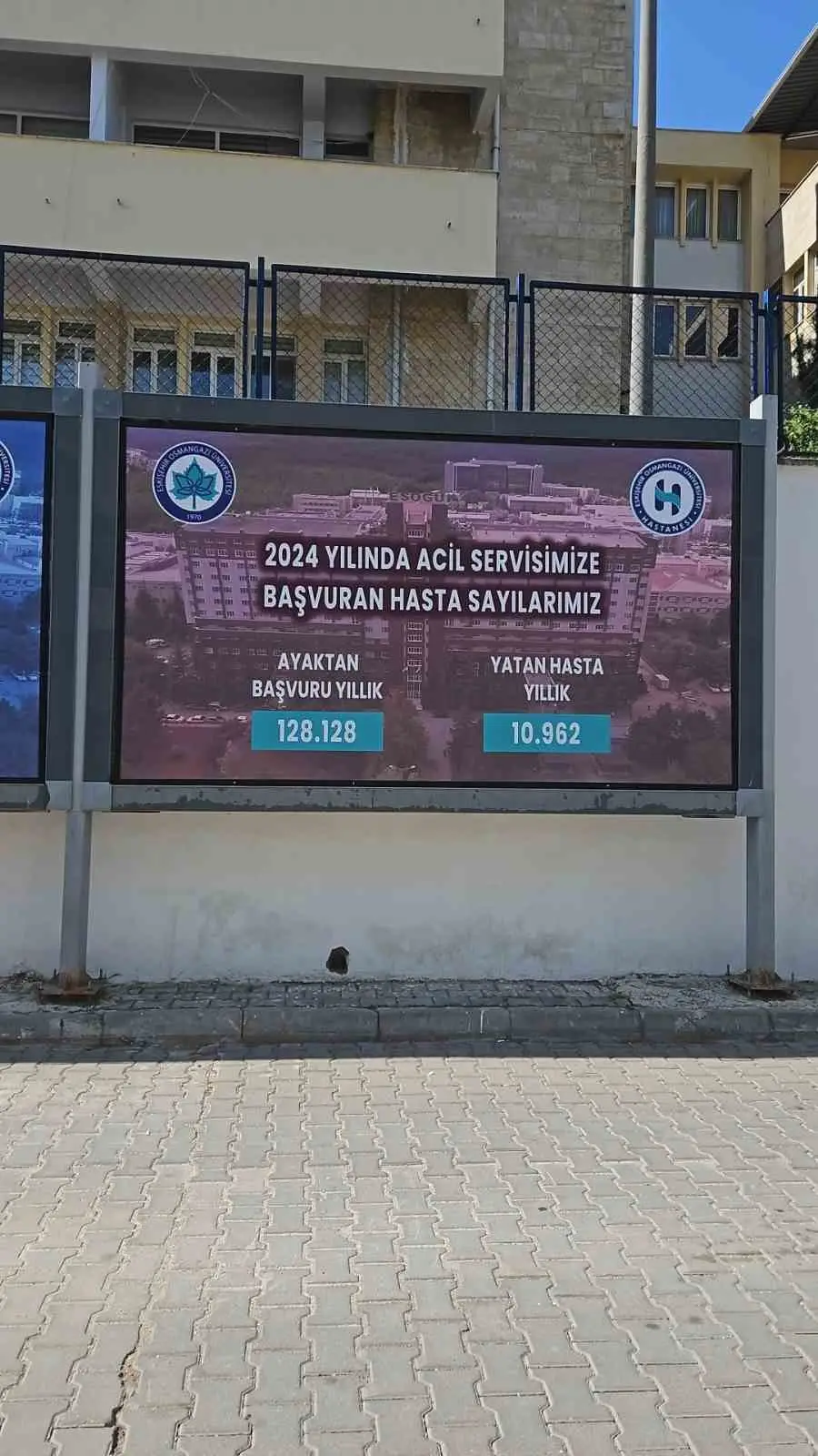 ESOGÜ Tıp Fakültesi Hastanesi’ne 1 yılda 814 bin 168 hasta başvuru yaptı