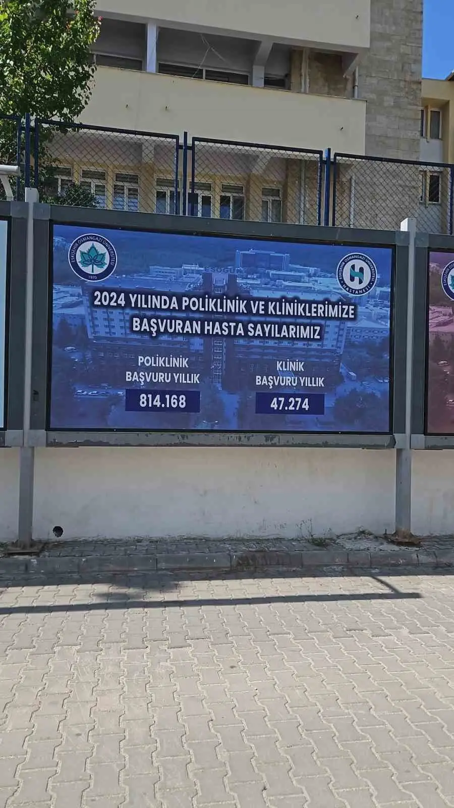 ESOGÜ Tıp Fakültesi Hastanesi’ne 1 yılda 814 bin 168 hasta başvuru yaptı