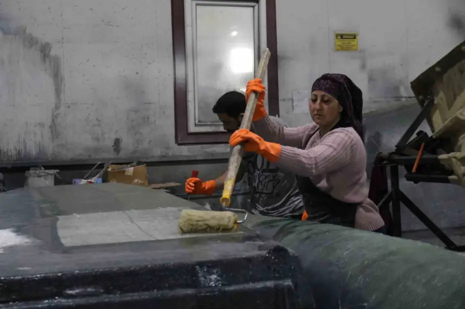 Bozkırın ortasında üretilen tekneler uluslararası sularda yüzüyor