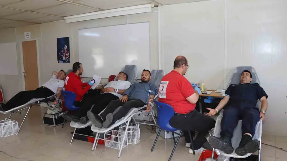 Yozgat’ta Jandarma personeli kan bağışında bulundu
