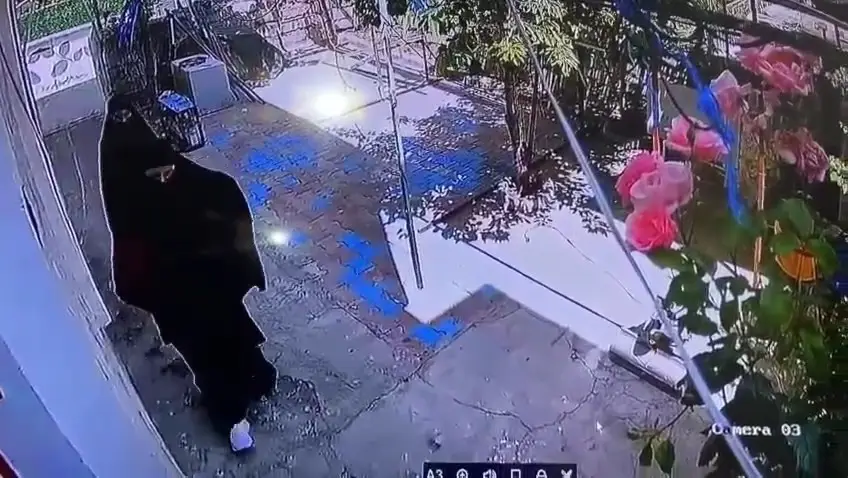 Kadın kılığına girip hırsızlık yaptılar