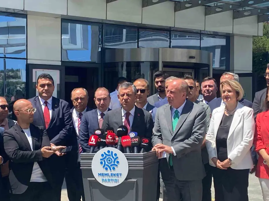 CHP lideri Özel’den Memleket Partisi’ne ziyaret