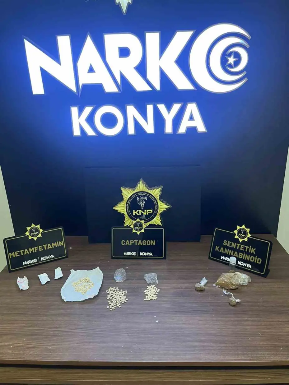 Konya Polisinden 66 ayrı narkotik operasyonu: 60 tutuklama