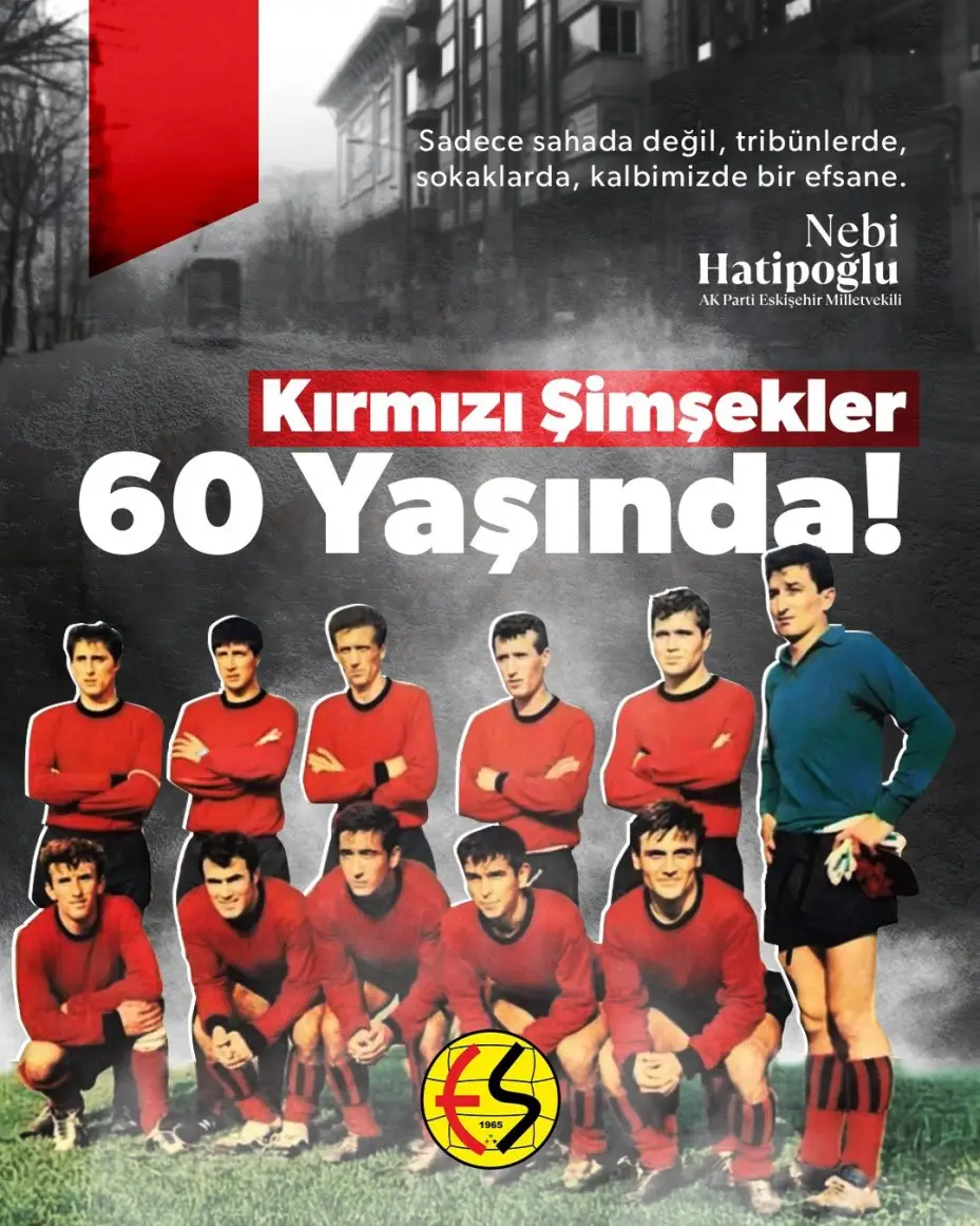 Milletvekili Hatipoğlu: "60 yıllık efsane, şehrimizin göz bebeği Eskişehirspor"
