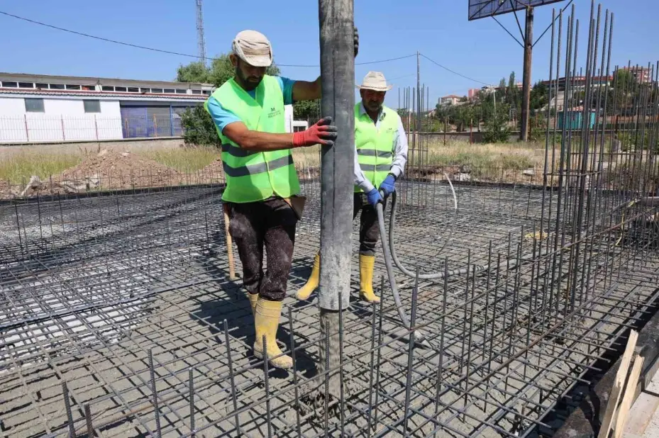 Kırıkkale’de gasilhane ve mezarlık hizmet binasının temeli atıldı