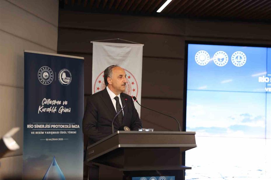 Çölleşme ve kuraklık gününde Rio Sinerjisi Protokolü imzalandı