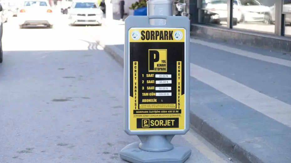 Sorgun’da trafik ve park sorununa dijital çözüm: SORPARK sistemi devrede