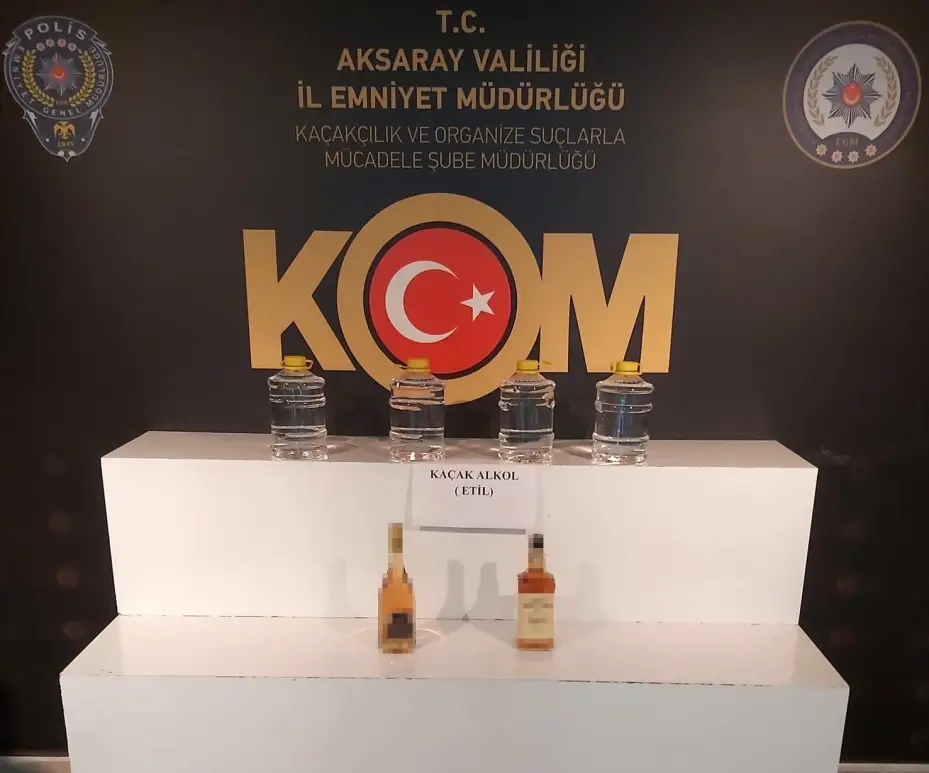 Aksaray KOM’dan 5 ayrı operasyon: 8 gözaltı