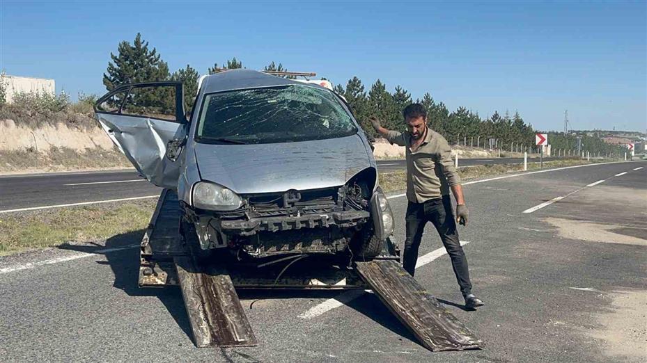Nevşehir’de otomobil takla attı: Anne öldü, bebeği yaralandı