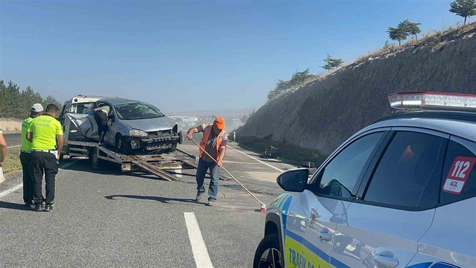 Nevşehir’de otomobil takla attı: Anne öldü, bebeği yaralandı