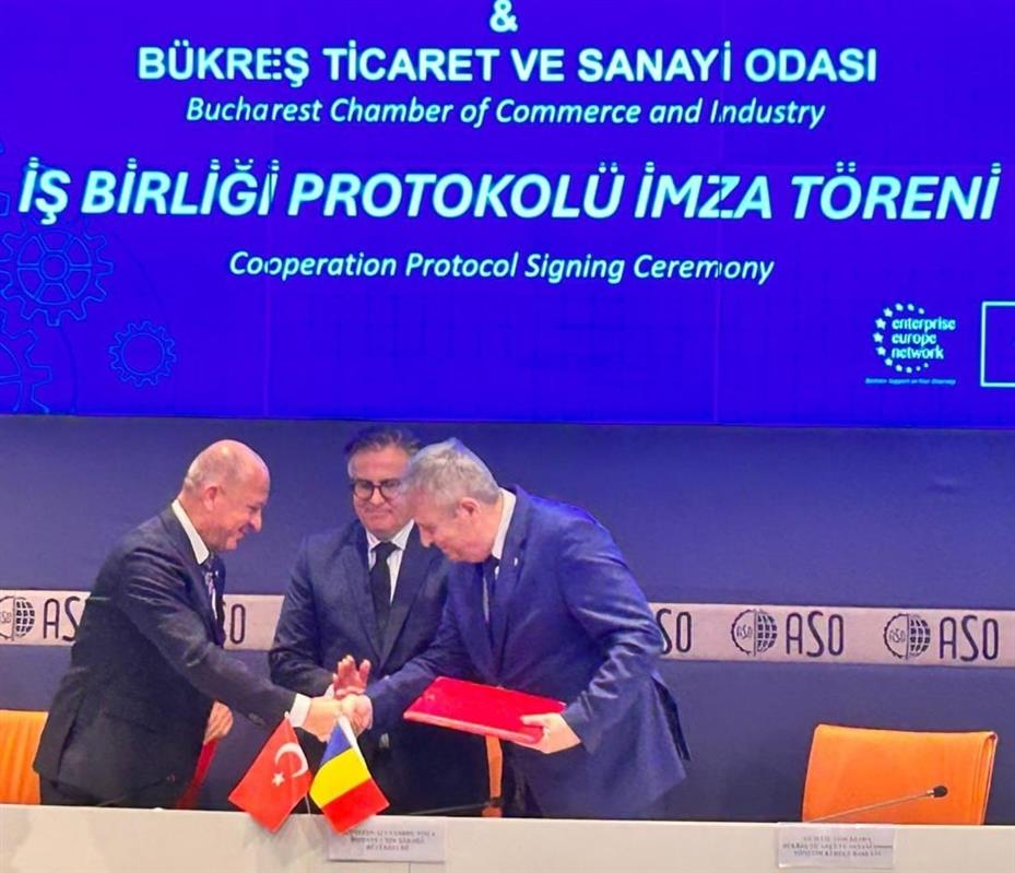 ASO ve Romanya Büyükelçiliği arasında iş birliği protokolü imzalandı