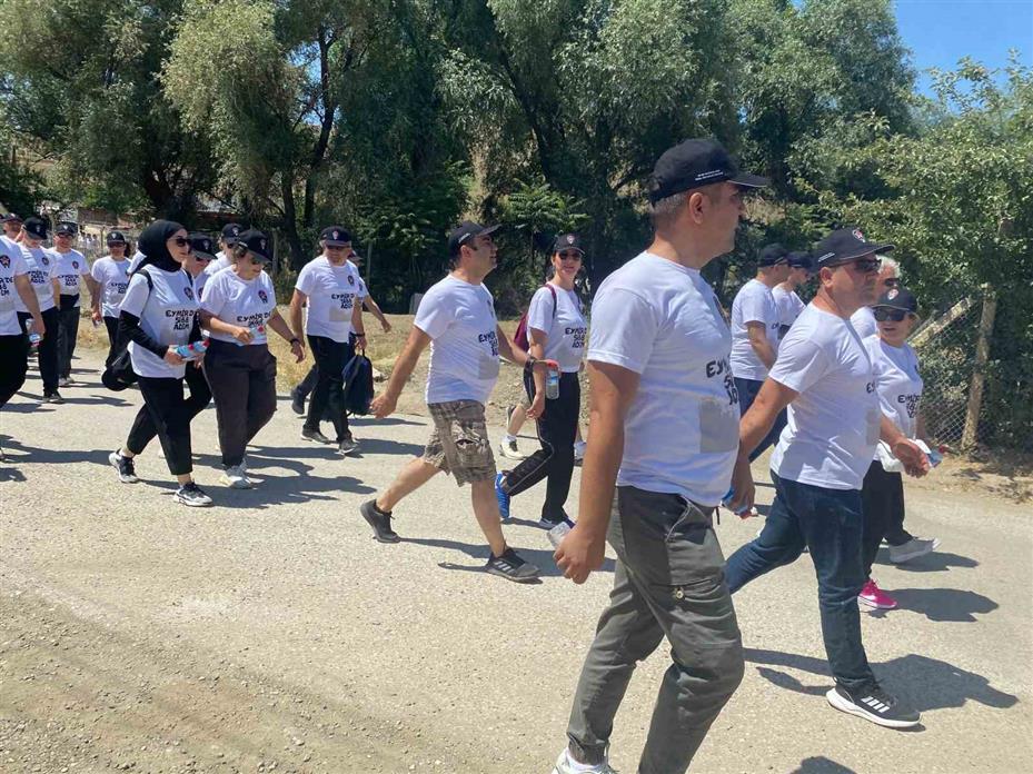 Özel güvenlikler, Özel Güvenlik Günü ve Haftası’nı Eymir’de yürüyerek kutladı