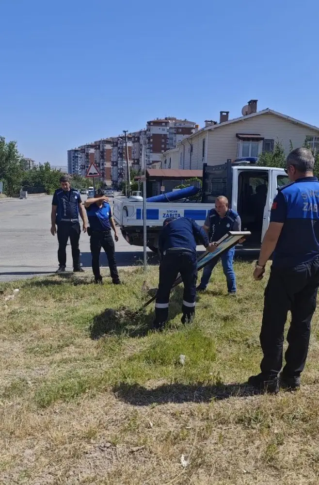 Sincan Belediyesi’nden kent estetiği için mücadele