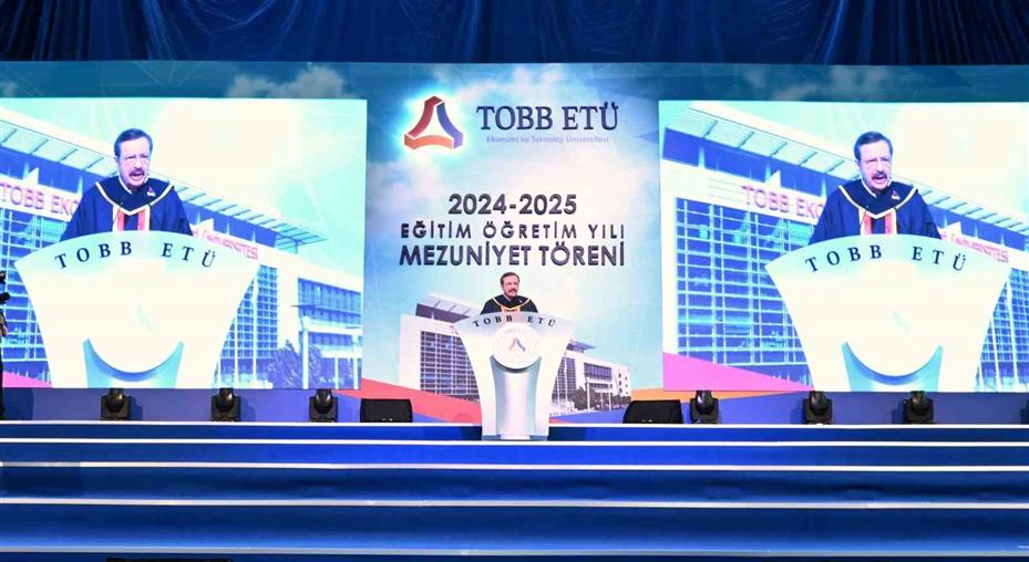 TOBB ETÜ’de mezuniyet heyecanı