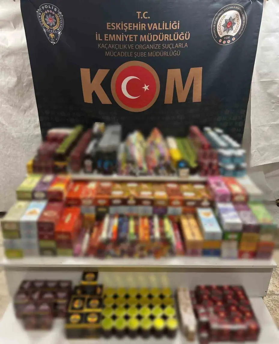 Eskişehir’de 6 bin 171 adet gümrük kaçağı malzeme ele geçirildi, 1 kişi tutuklandı