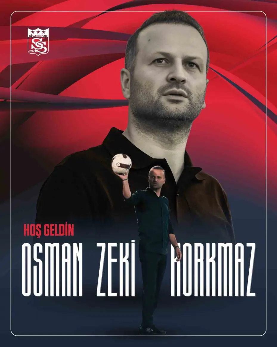 Sivasspor teknik direktörlüğe Osman Zeki Korkmaz’ı getirdi