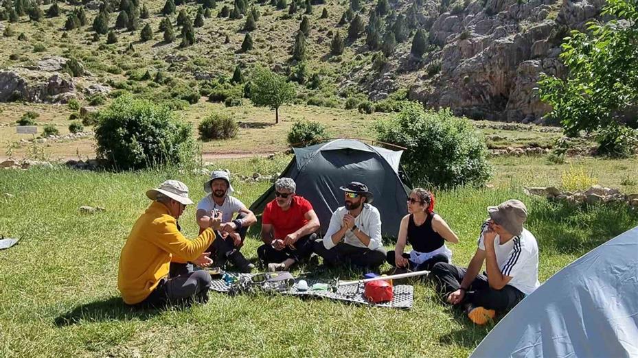 Kırşehirli dağcılar Aladağlar’da eğitim kampı düzenledi