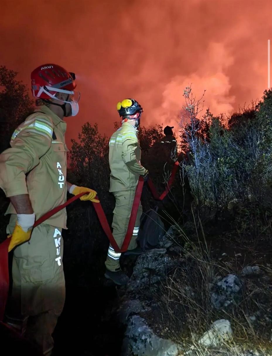 AKUT Eskişehir ekibi yanmak üzere olan hayvanları kurtardı
