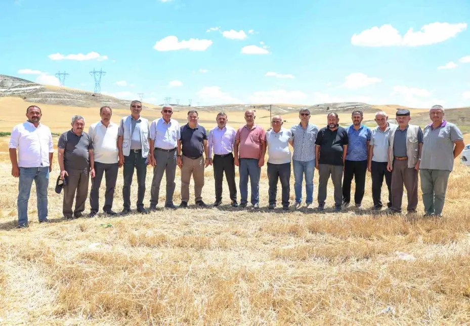 Sincan’da tahıl hasadı başladı