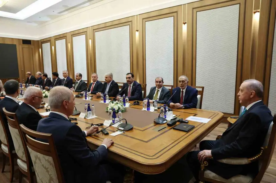 Cumhurbaşkanı Erdoğan, Irak Temsilciler Meclisi Başkanı Meşhedani’yi kabul etti