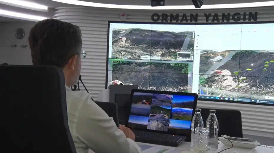 Yeşil vatan için kesintisiz mesai: Yangın Yönetim Merkezi’nde 7 gün 24 saat takip ve koordinasyon