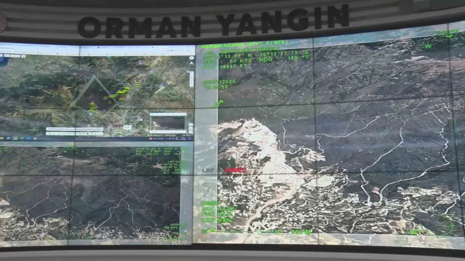 Yeşil vatan için kesintisiz mesai: Yangın Yönetim Merkezi’nde 7 gün 24 saat takip ve koordinasyon