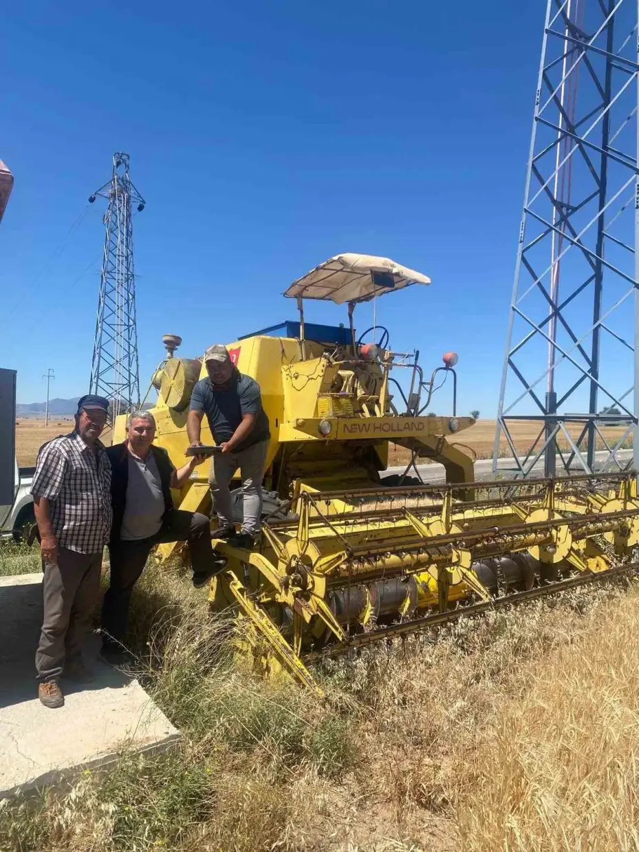 Beyşehir’de hasat ve biçerdöver denetimleri