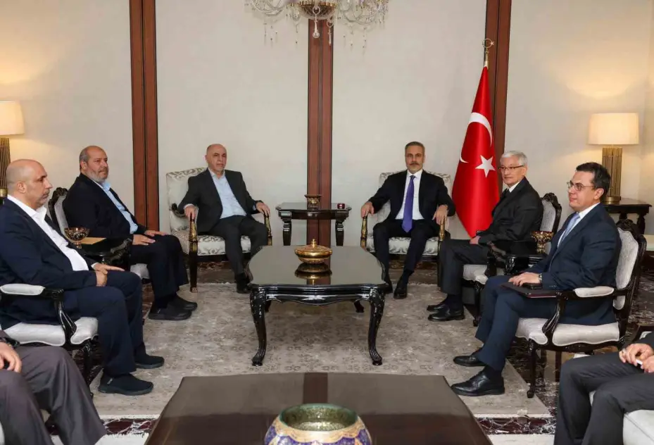 Bakan Fidan, Hamas heyeti ile bir araya geldi