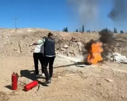 Anadolu Üniversitesi’nden yangın tatbikatı
