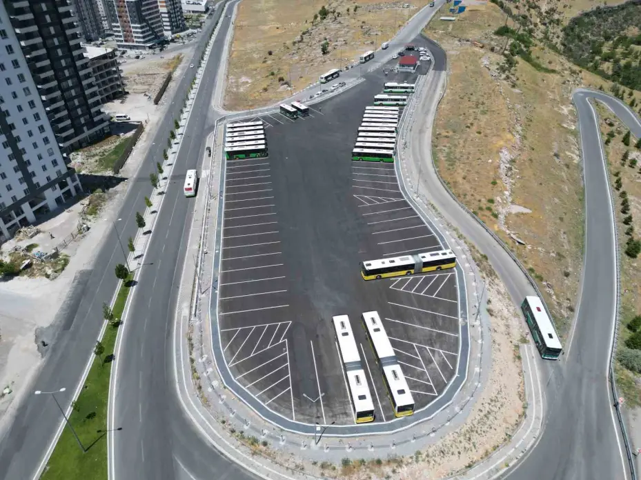Otobüs garaj noktaları hayata geçiyor