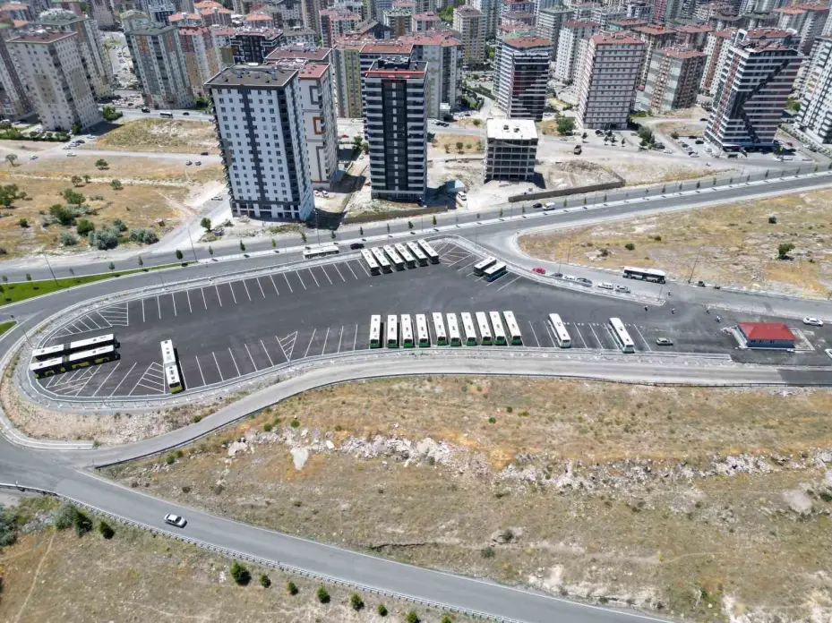 Otobüs garaj noktaları hayata geçiyor