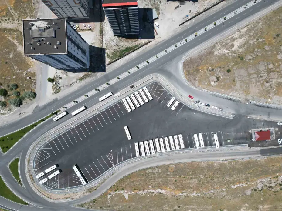 Otobüs garaj noktaları hayata geçiyor