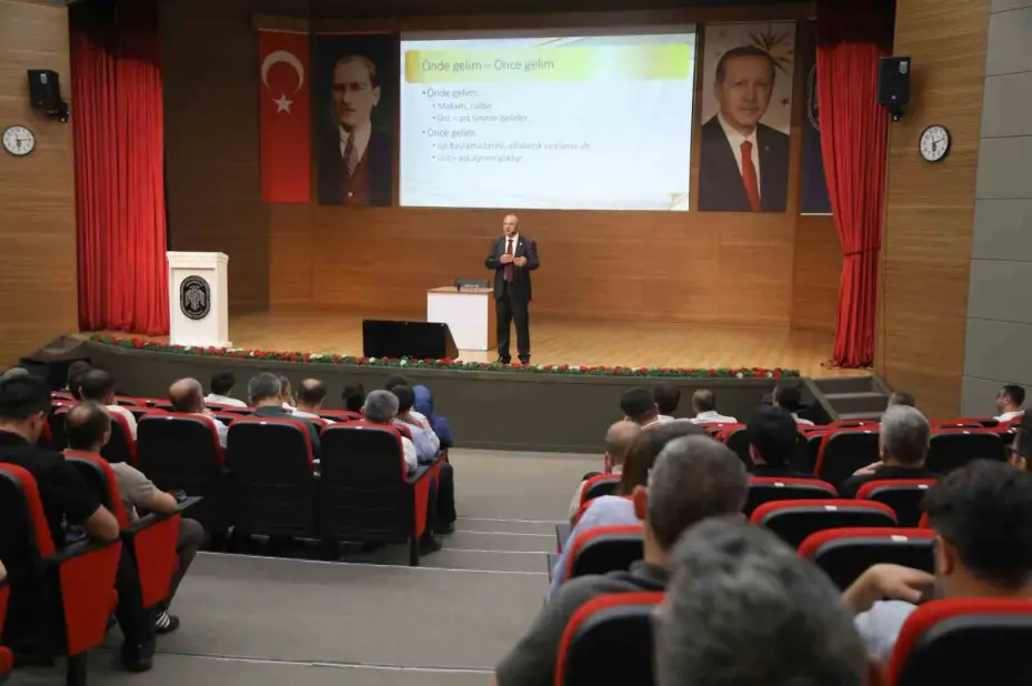 Melikgazi personeline protokol eğitimi