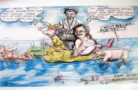 "Eğer Leman’ın karikatürü ifade özgürlüğüyse, bana 2010 yılında verilen ceza neydi?"