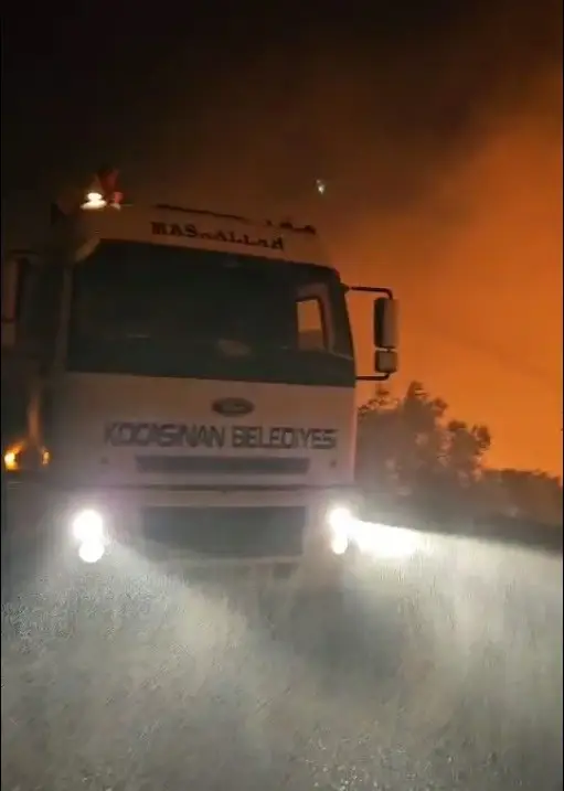 Kocasinan Belediyesi’nden İzmir orman yangınlarına destek