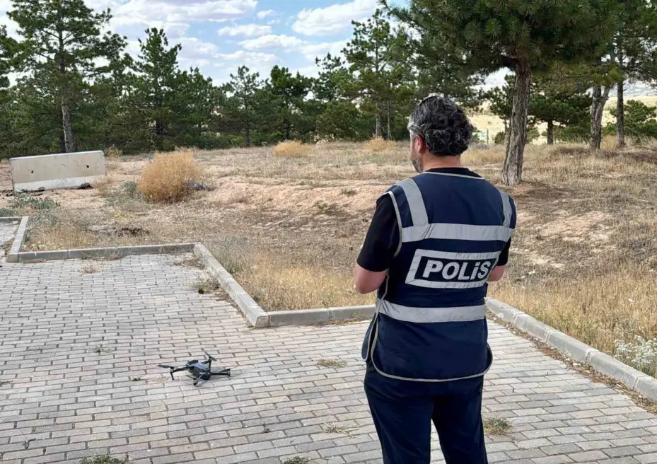 Kırşehir’de ormanlık alanlarda dron destekli denetim