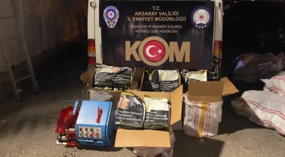 Aksaray KOM’dan kaçakçılara darbe