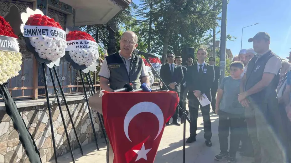 Orman yangınında şehit olan olan İbrahim Demir, Konya’da son yolculuğuna uğurlandı
