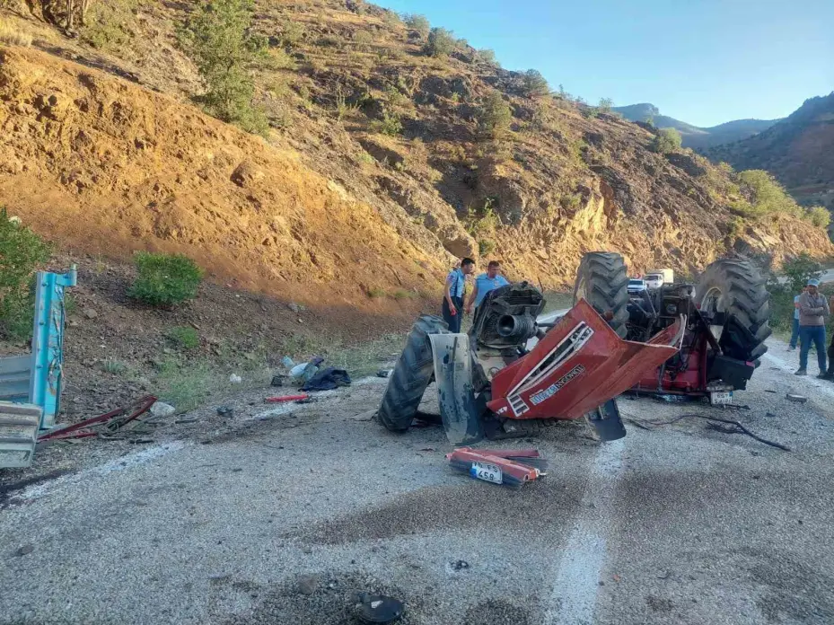 Karaman’da traktör devrildi: 1 ölü