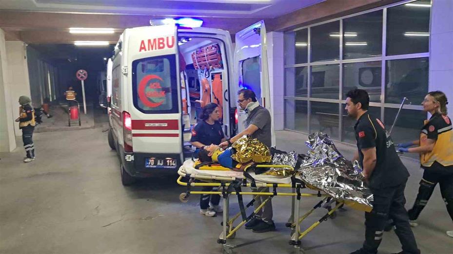 Karaman’da iki otomobil çarpıştı: 5 yaralı