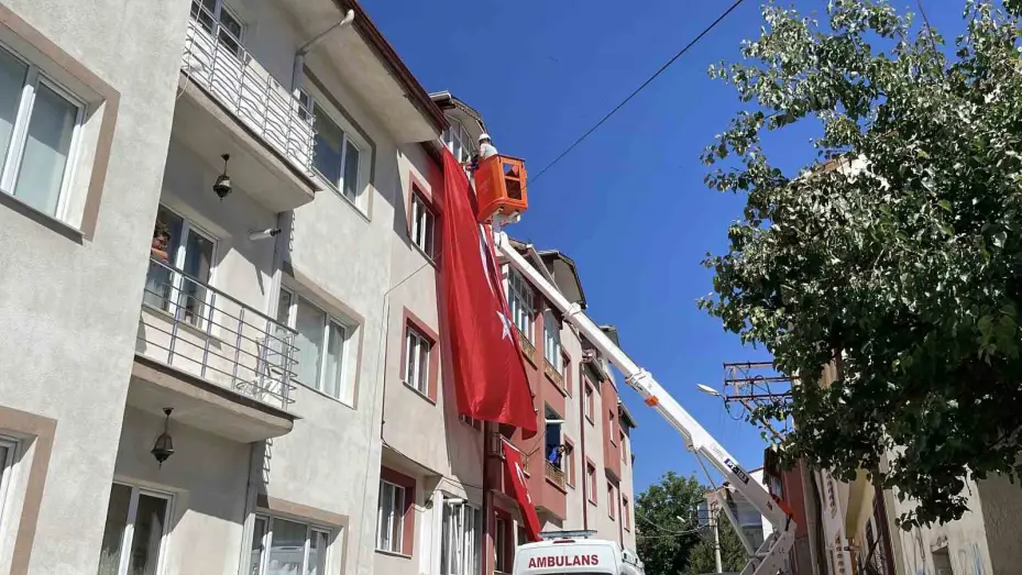 Eşinin şehadet haberini Sivas’ta aldı