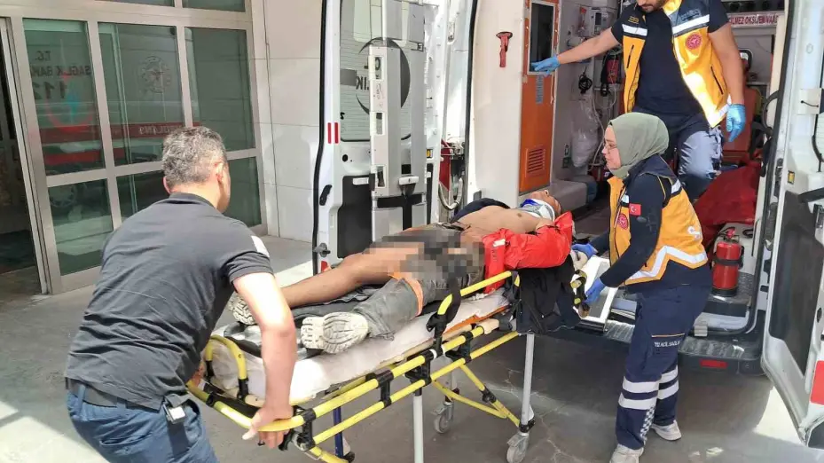 Karaman’da girdiği inşaattan düşen çocuk yaralandı