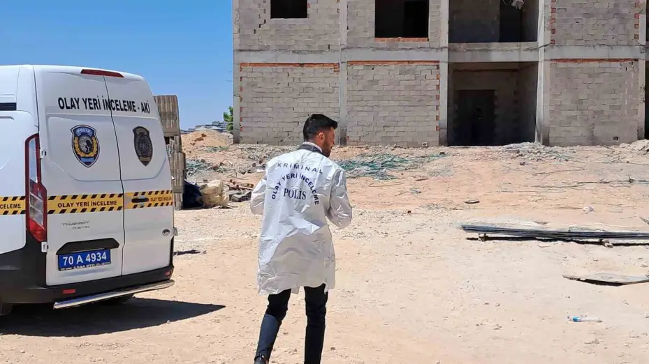 Karaman’da girdiği inşaattan düşen çocuk yaralandı