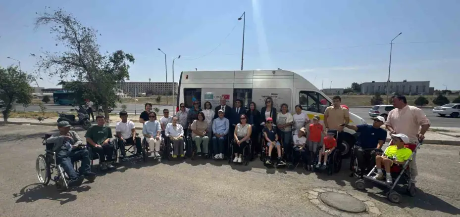 TİKA’dan Kazakistan’daki engelli bireylere ulaşım desteği