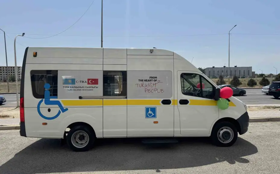 TİKA’dan Kazakistan’daki engelli bireylere ulaşım desteği