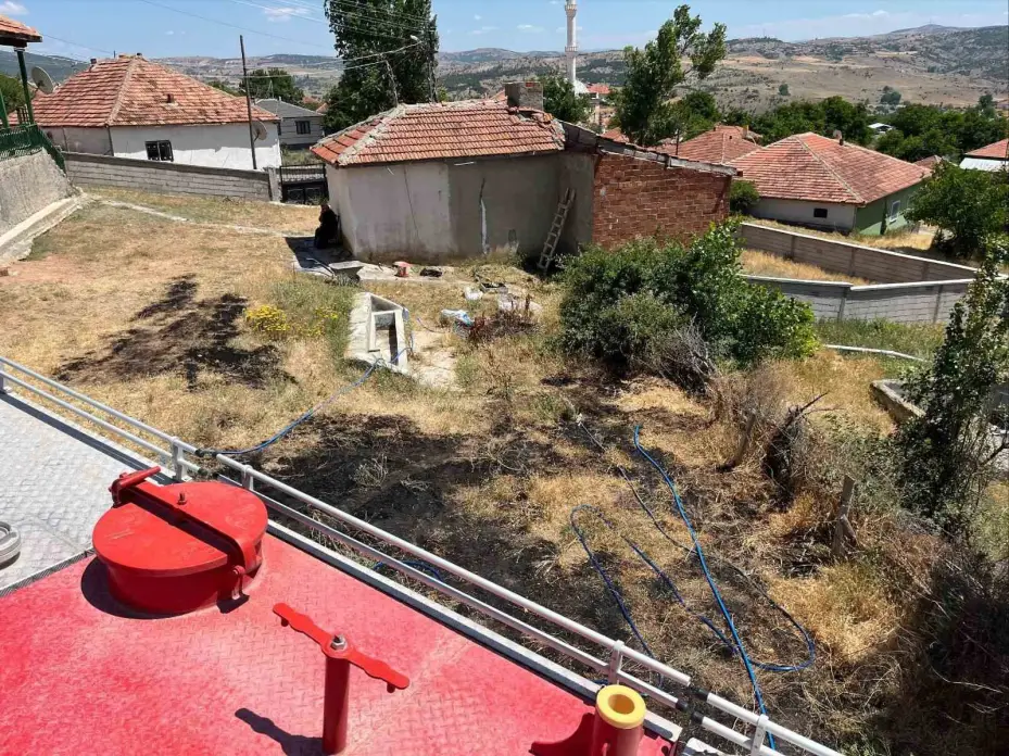 Kuru otları temizlemek isterken yangın çıkarttı, 2 bin 953 lira para cezası verildi