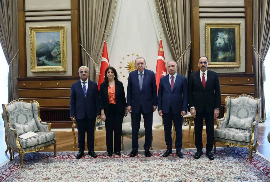Cumhurbaşkanı Erdoğan, DEM Heyetini kabul etti